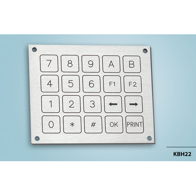 Everswitch KBH22 Piezoelectric keypad from Baran Advanced Technologies