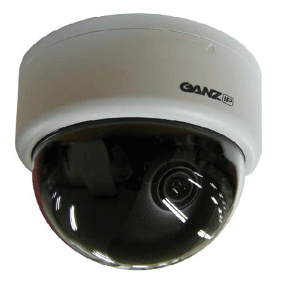 Ganz ZN-D100VE dome camera with H.264 compression