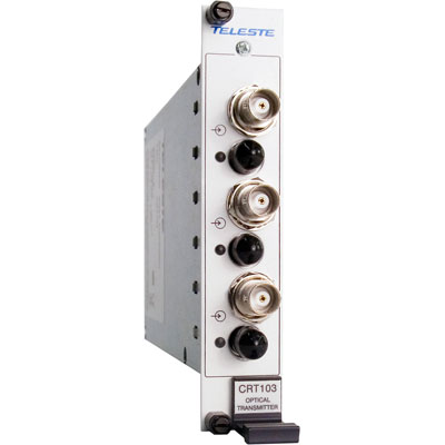 Geutebruck CRT-103 3-channel composite video fibre optic receiver module