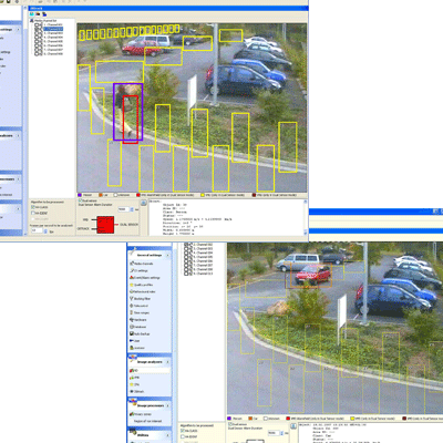 Geutebruck Dual-Sensor CCTV software with 3-D video sensor and analysis function
