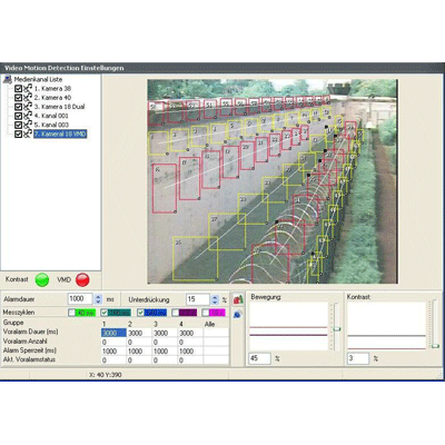 Geutebruck Video Motion Detection CCTV software with integrated picture-content monitoring