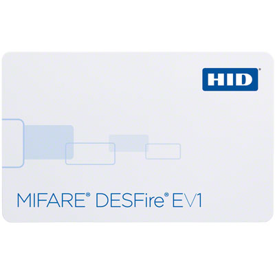 HID 1450 MIFARE DESFire EV1 card with multi-functional memory applications