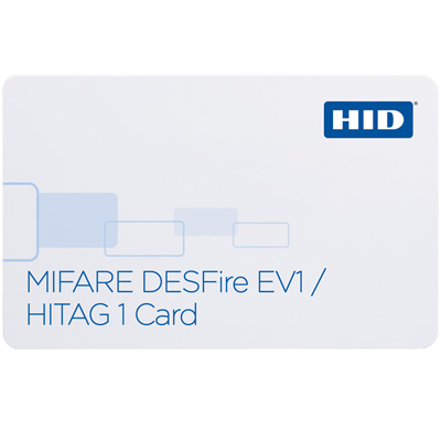 HID 1451 MIFARE DESFire multi-technology contactless card with HITAG