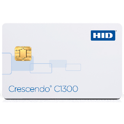 HID Crescendo 1300 high security smart card for logical and physical access