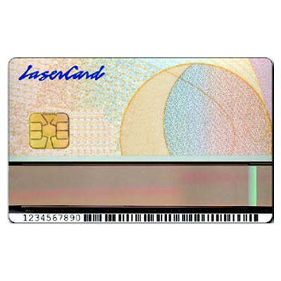 HID LaserCard OSM Card optical security media for unsurpassed security