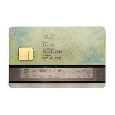 HID Optical Stripe Media (OSM) and Multi-tech OSM Cards for highly sensitive travel documents