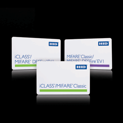 HID PET/PVC - 263 access control card with ISO standard thickness