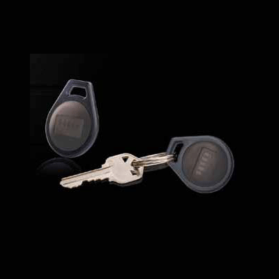 HID ProxKey III access control fob with an external number for easy identification and control