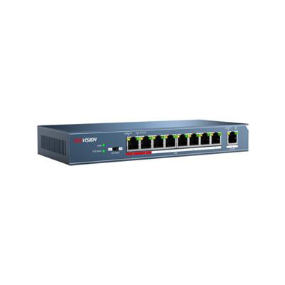 Hikvision DS-3E0109P-E 8-ports 100Mbps Unmanaged PoE Switch