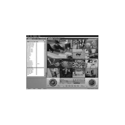 Honeywell Video Systems HE64SWL CCTV software with physical mapping of camera locations
