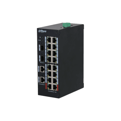 Dahua Technology HS3220-16GT-190 20-Port Unmanaged Hardened Switch with 16-Port PoE