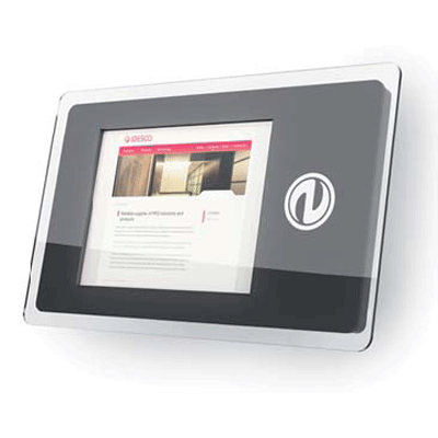 Idesco Access Touch 3.1 capacitive touch screen terminal with an integrated computer and an RFID reader