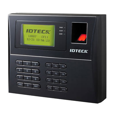 Multiple languages supports powerful dual functions for access control and T&A system from IDTECK