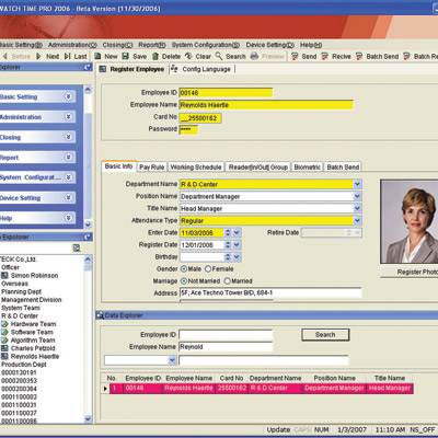 Access control and time & attendance management software in your own language