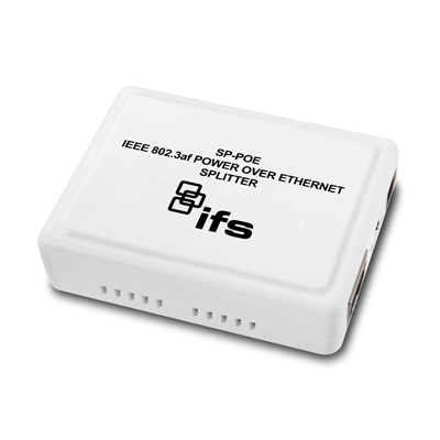 IFS SP-PoE  IEEE 802.3af  Power over Ethernet Splitter network transmission