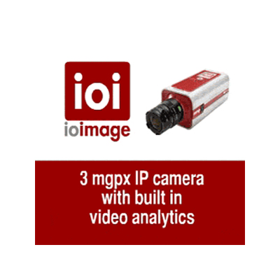 ioimage have launched a new 3-megapixel IP camera with high-performance video analytics built in