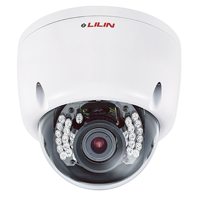 LILIN IPR6122X full HD 2 megapixel vandal resistant dome IR IP camera