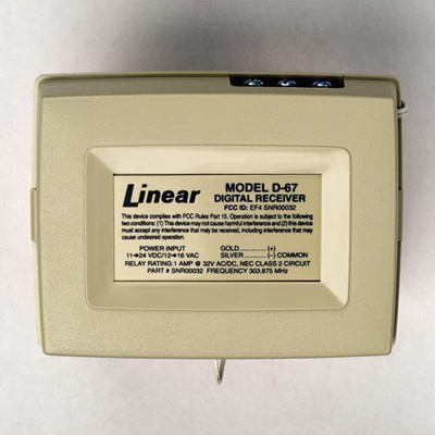 Linear D-67 1-channel receiver