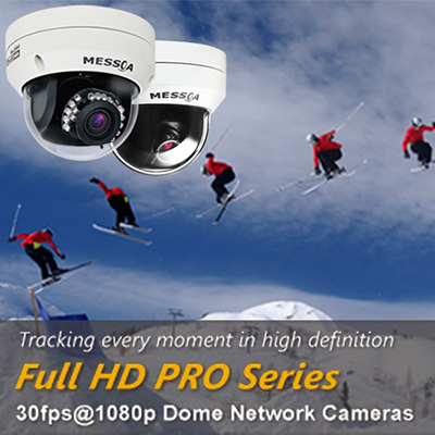 MESSOA launches Full HD PRO Series dome network cameras with enhanced features