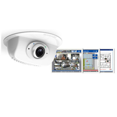 MOBOTIX p25 6MP indoor ceiling camera with 6MP moonlight sensor technology