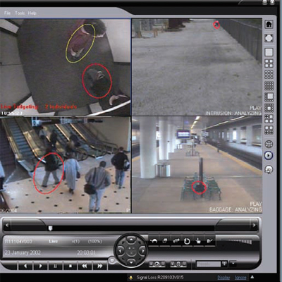 NICE Tailgating Detection CCTV software