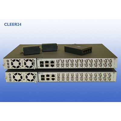 NVT NV-CLR-024-5 24-port managed Ethernet/PoE over coax switch