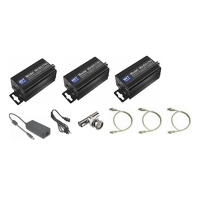 NVT NV-EC1701-K2H dual camera EoC transmission system kit