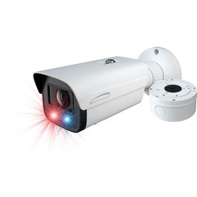 Speco Technologies O4BDD2M 4MP IP Bullet Camera with AI, Audio, and Visual Deterrent, NDAA