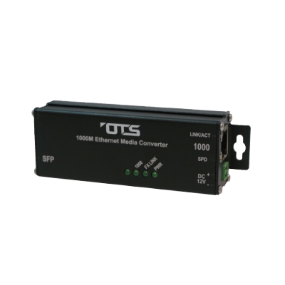 OT Systems ET1212H-S-MT hardened Ethernet media converter