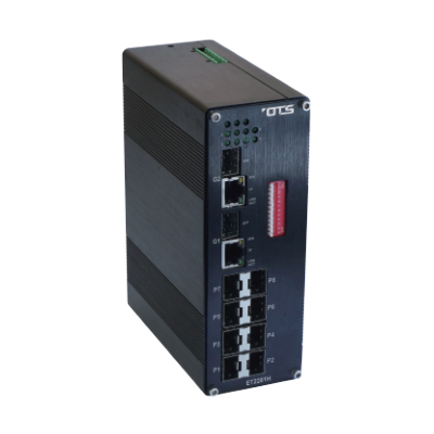 OT Systems ET2281-S-DR industrial unmanaged 10 port Ethernet switch