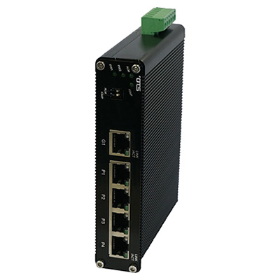 OT Systems ET5200PpH-DR hardened IP CCTV self-configured 5-port 10/100/1000Base-TX Ethernet switch