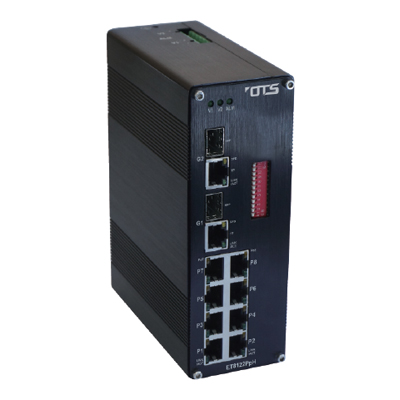 OT Systems ET8122PpH-S-DR Ethernet switch