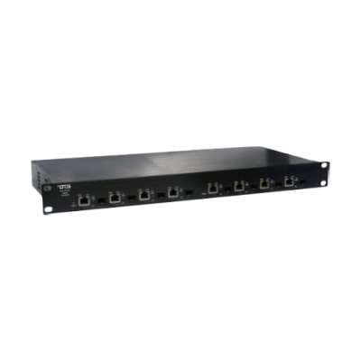 OT Systems ET8181-S industrial 8 channel Ethernet media converter