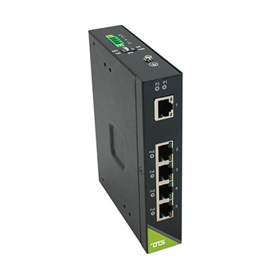 OT Systems IET5200SPp-DR industrial smart 5-port 10/100/1000Base-TX Ethernet switch
