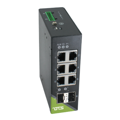 OT Systems IET6121-S-DR industrial unmanaged Ethernet switch