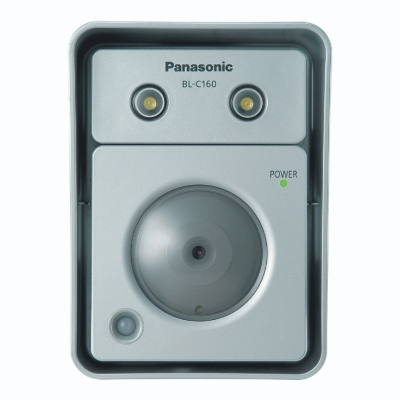 Panasonic BL-C160E splash-resistant network camera with built-in LED light