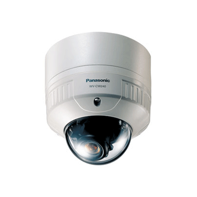 Panasonic WV-CW240 dome camera with 480-line horizontal resolution