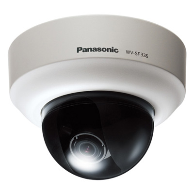 Panasonic WV-SF335 HD fixed CCTV dome camera with PAL/NTSC signal mode