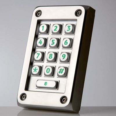 Paxton Access 521-583 vandal resistant compact metal keypad