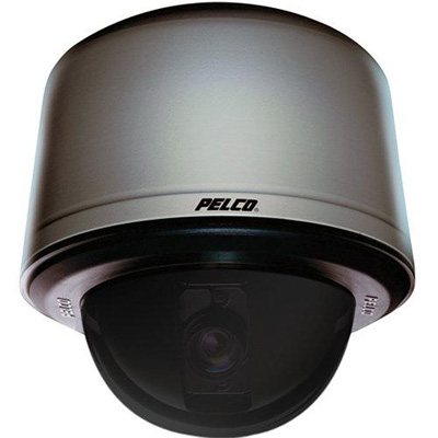 Pelco SD435-PG-0-X true day / night internal PTZ dome - pendant mount grey smoked