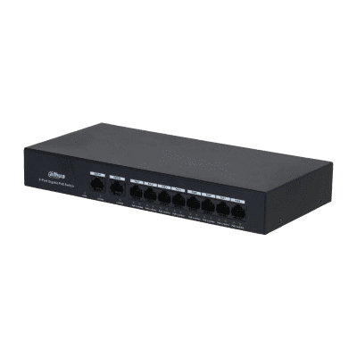 Dahua Technology PFS3010-8GT-65 10-Port Economical Gigabit Switch with 8-Port PoE