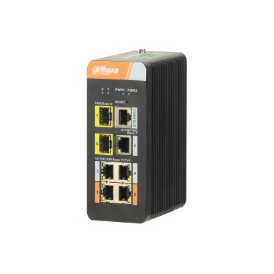 Dahua Technology PFS4207-4GT-DP 7-Port Gigabit Industrial Switch with 4-Port Gigabit PoE (Managed)