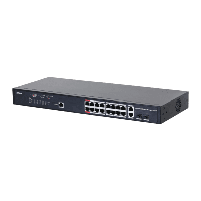 Dahua Technology PFS4218-16GT-130 18-Port Managed Gigabit Switch with 16-Port PoE