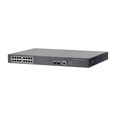Dahua Technology PFS4218-16GT-190 16-Port PoE Gigabit Managed Switch