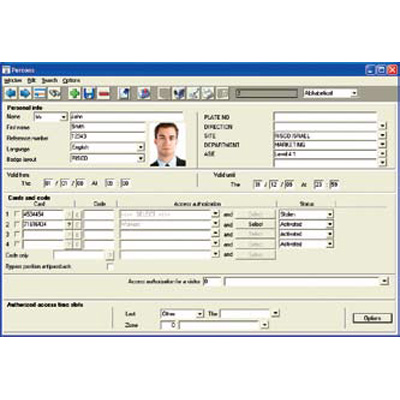 RISCO Group MaxiMate access control software with simple installation and intuitive interface