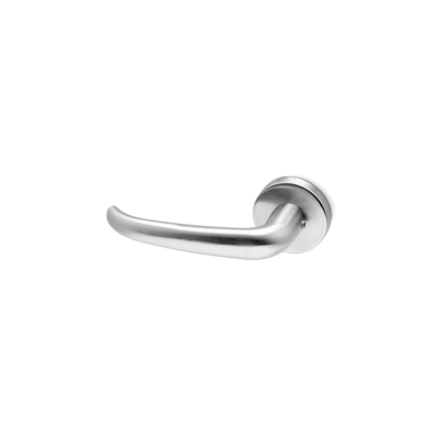 SALTO J handle made of satin stainless steel