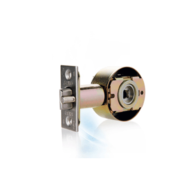 SALTO XS4 Cartdridge Cylindrical Latch electronic locking device with auxiliary latch (anticard) that deadlocks the latch