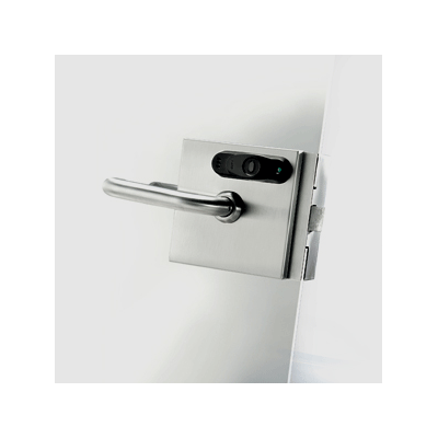 SALTO XS4 Glass door lock electronic locking device with block mechanism escutcheon