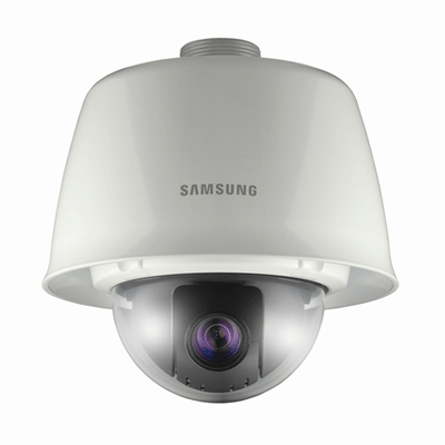 Hanwha Techwin America SCP-3120VP true day / night PTZ dome camera with integrated housing