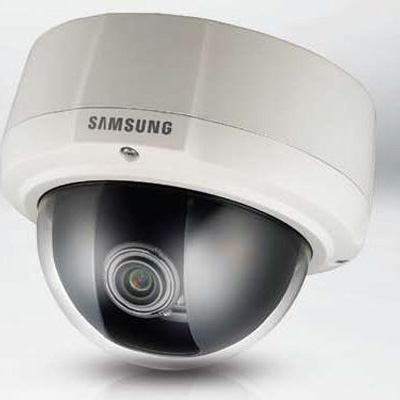 Hanwha Techwin America SCV-2081P external varifocal high resolution vandal resistant dome camera 